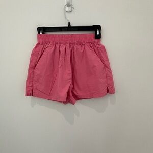 Secular High Waist Pink Women's Shorts Small